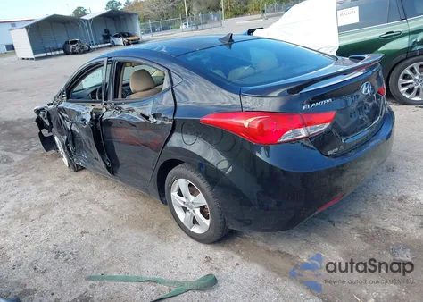 2013 Hyundai Elantra Gls из США, поврежденный, VIN 5NPDH4AE3DH287953